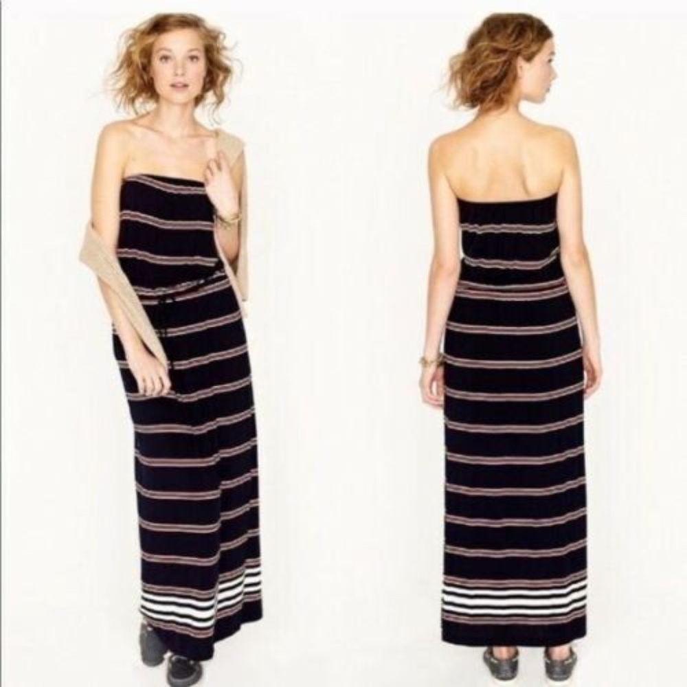 FREE ADD-ON J Crew Aimee Strapless Maxi Dress, Sz M